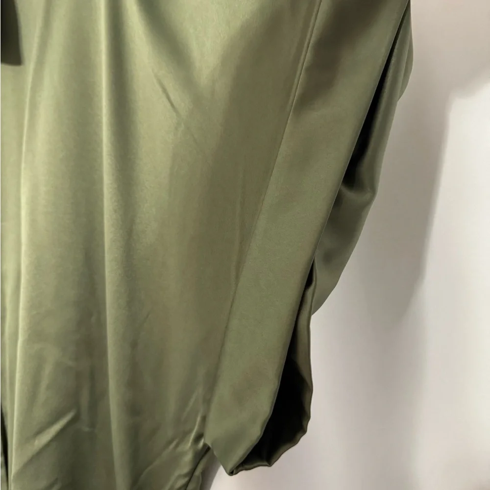 French Connection Sage Green Midi Dress - Picture 4 of 8